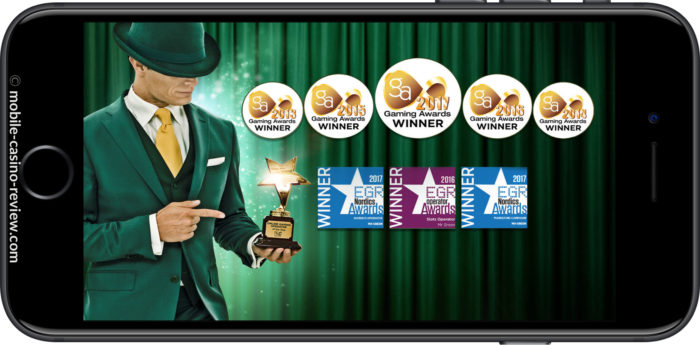 Mobile Casino Review - Mr Green - Industry Awards