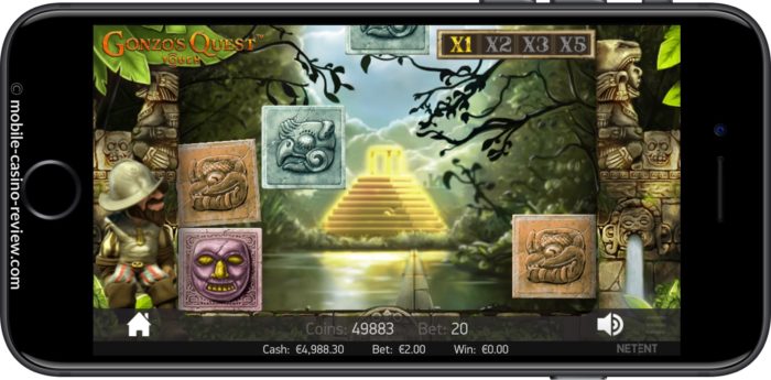 MobileCasinoReview_GonzosQuest_Slot_BlocksFall