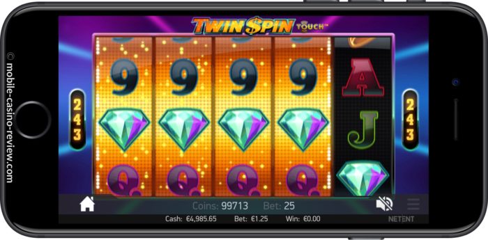 Twin Spin Slot - 4 Reel Win
