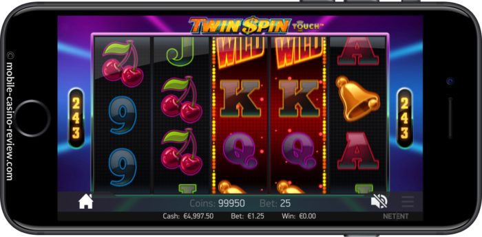 Twin Spin Slot - Mobile Version Horizontal
