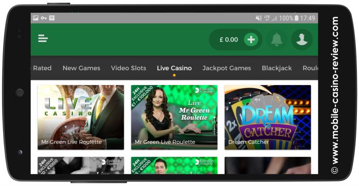 Mobile-Casino-Review_MrGreen_MobileLiveRoulette_Lobby