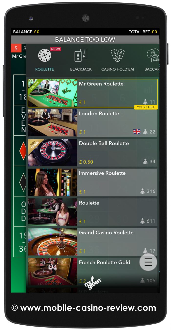 Mobile-Casino-Review_MrGreen_MobileRoulette_TableSelection